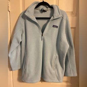Light Blue Patagonia Synchilla Pull Over